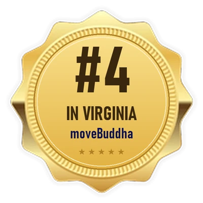 Patton's Moving and Storage rated number 4 of 104 movers in Virginia by moveBuddha, 2026